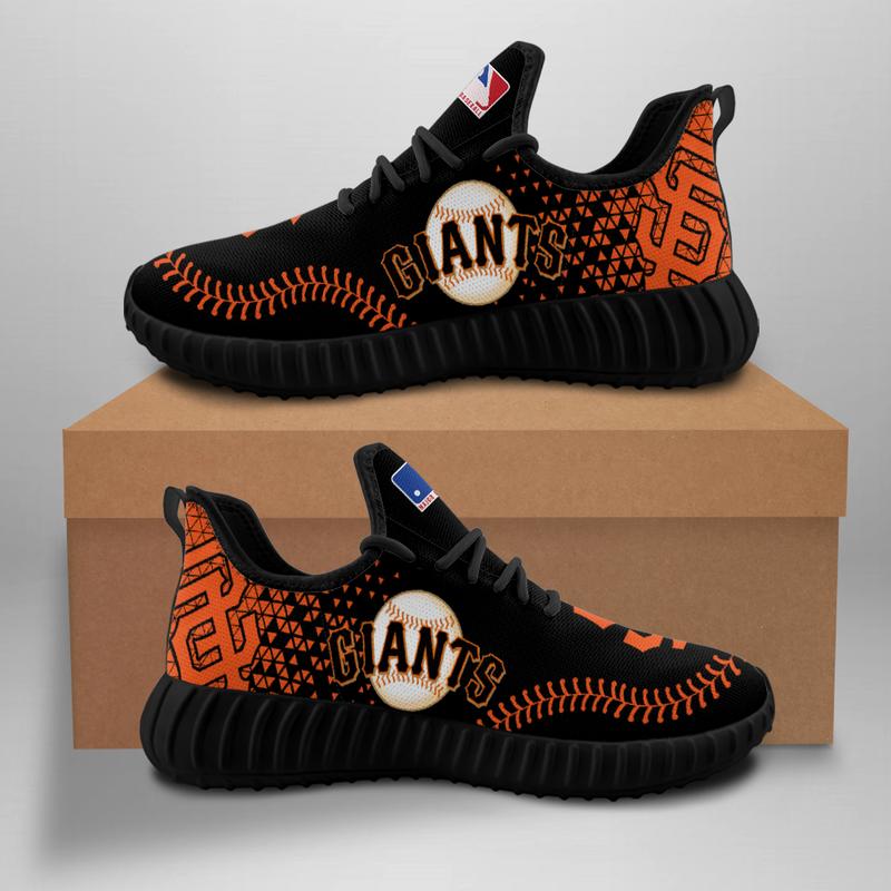 Women's San Francisco Giants Mesh Knit Sneakers/Shoes 003